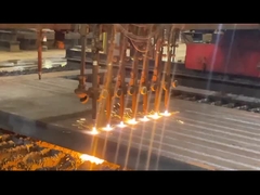 CNC flame cutting steel parts