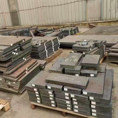 Q235B SS400 A36 Materials Customized Steel Parts 80MM-11800MM Length