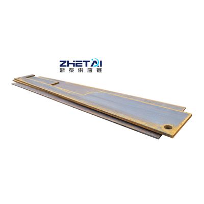 Black Metal Carbon Steel Plate For Stamping Machine Parts Side Plate Flame Cutting Parts